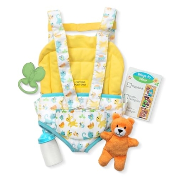 Melissa & Doug Mine to Love Baby Carrier Play Set