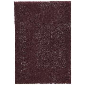CANOPUS Scuff Pads 3 Maroon Very Fine 7447 and 3 Gray Ultra Fine 7448, 6" x 9" Abrasive Hand Sanding Pads, Surface & Paint Preparation, Scouring, Cleaning, Finishing, Automotive Autobody, Made of 3M
