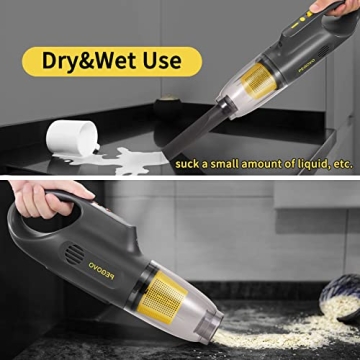 Cordless Hand Held Vacuum with Strong Suction for Car