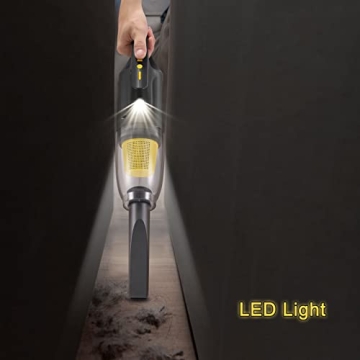 Cordless Hand Held Vacuum with Strong Suction for Car