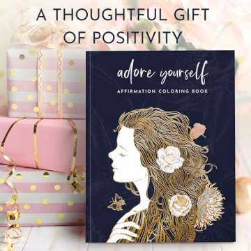 RYVE Adult Coloring Book for Women - Affirmations Coloring Books for Adults Relaxation - Mindfulness...