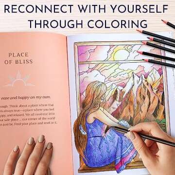 RYVE Adult Coloring Book for Women - Affirmations Coloring Books for Adults Relaxation - Mindfulness Coloring Book for Adults, Stress Relief Coloring Book, Self Love Gifts, Coloring Book Adult
