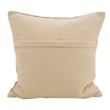 SARO LIFESTYLE Boho Diamond Hex Throw Pillow 18" Multicolor