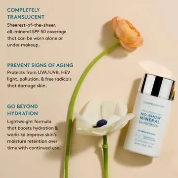 Colorescience No-Show Mineral Sunscreen SPF 50 | 100% Invisible Protection