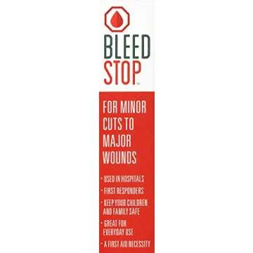 Bleedstop Fast Acting Emergency First Aid Powder Packets
