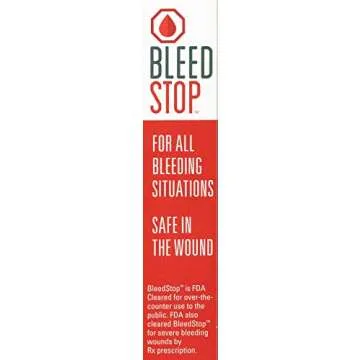 Bleedstop Fast Acting Emergency First Aid Powder Packets