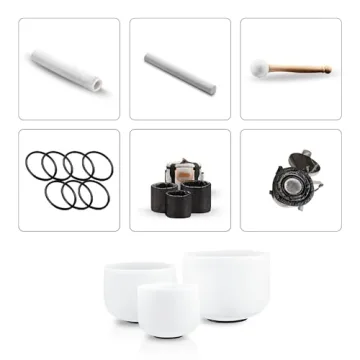 RYAN DVAN Crystal Singing Bowl Set for Chakra Healing