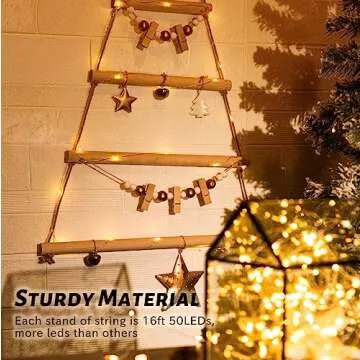 Fabulous Fairy Lights 16FT 50 LED Warm White String Lights