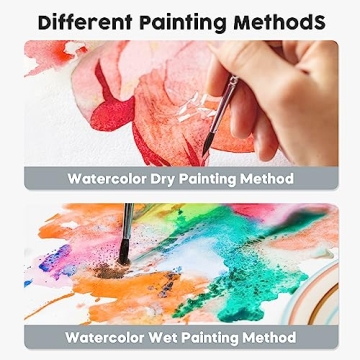 TAVOLOZZA Watercolor Paint Set with 50 Colors in Gift Box