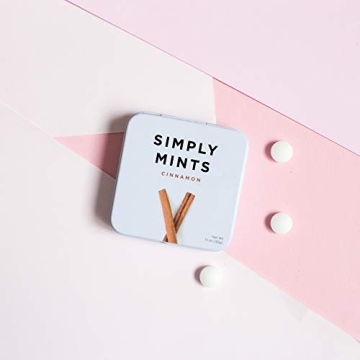 Simply Mints Cinnamon Breath Mints in Pack of Six