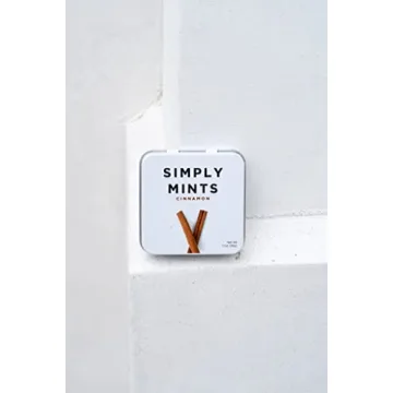 Simply Mints Cinnamon Breath Mints in Pack of Six