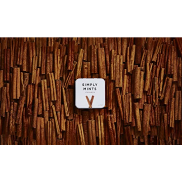 Simply Mints Cinnamon Breath Mints in Pack of Six