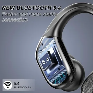 Wireless Earbuds, Sport Bluetooth 5.4 Headphones 2026 New Bluetooth Earbuds with 75Hrs Stereo, 4 ENC...