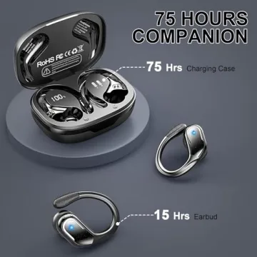 Wireless Earbuds with 75Hrs Playtime and Noise Cancelling