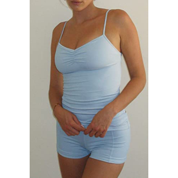 Women's Floral Print Lace Trim 2 Piece Shorts Set Y2k