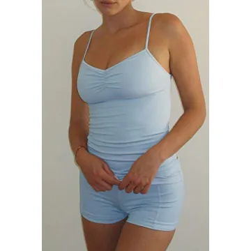 Women's Floral Print Lace Trim 2 Piece Shorts Set Y2k