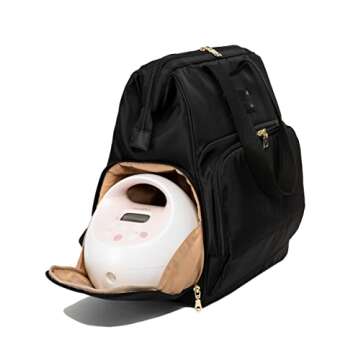 Sarah Wells Norah Breast Pump Backpack (Black)