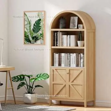 Farmhouse Arched Cabinet for Stylish Storage Solutions