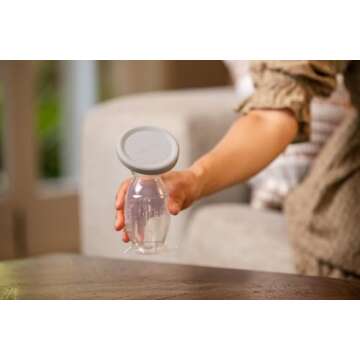 Haakaa Gen 2 Silicone Breast Pump with Suction Base and Leak-Proof Silicone Cap, 5 oz/150 ml, BPA PVC and Phthalate Free 1 Count (Pack of 1)