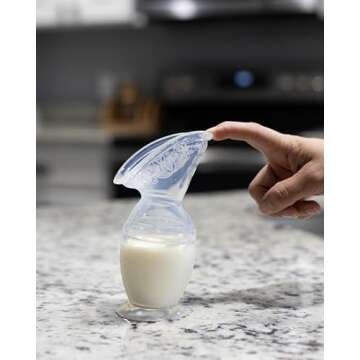 Haakaa Gen 2 Silicone Breast Pump with Suction Base and Leak-Proof Silicone Cap, 5 oz/150 ml, BPA PVC and Phthalate Free 1 Count (Pack of 1)