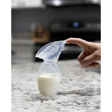 Haakaa Gen 2 Silicone Breast Pump with Suction Base and Leak-Proof Silicone Cap, 5 oz/150 ml, BPA PVC and Phthalate Free 1 Count (Pack of 1)