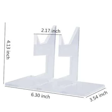 Transparent Acrylic Universal Controller Stand Gaming Gamepad Accessories with Crystal Texture Perfect Display and Organization Gaming Controller Holder for Storage, Organization & Display(2 Packs)