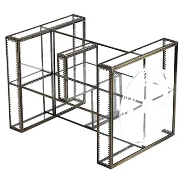 Elegant 360 Degree Makeup Organizer for Effortless Beauty Storage
