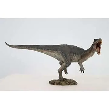Nanmu 1:35 Scale Baryonyx Couple Santiago Calypso Figure Realistic Spinosauridae Dinosaur PVC Collector Toys Educational Animal Model Decoration Gift for Adult (Santiago(957))