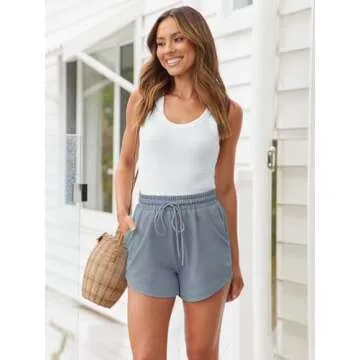 AUTOMET Womens Sweat Shorts Casual Summer Athletic Shorts Comfy Shorts Spring Outfits Fall Fashion C...