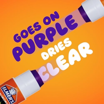 Elmer's Disappearing Purple School Glue Sticks - 3 Count