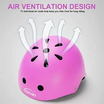 KAMUGO Kids Bike Helmet for 2-14 Year Olds - Multi-Sport Safety