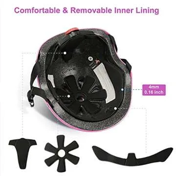 KAMUGO Kids Bike Helmet for 2-14 Year Olds - Multi-Sport Safety