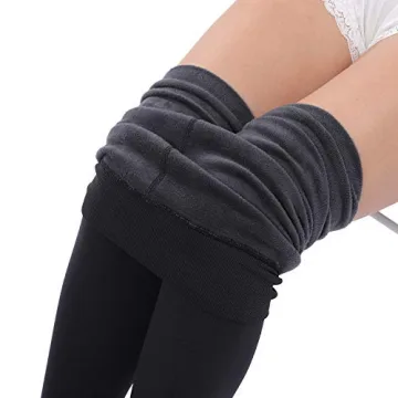 CHRLEISURE Fleece Lined Winter Leggings for Women