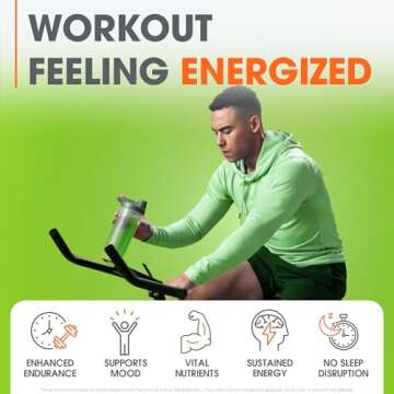 Genius Pre Workout Powder, Sour Apple - All-Natural Nootropic Pre-Workout & Caffeine-Free Nitric Oxide Booster Supplement with Beta Alanine & Alpha GPC - No Artificial Flavors, Sweeteners, or Dyes