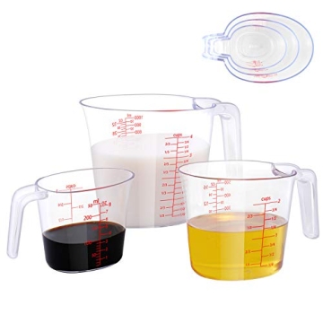 Drizom Measuring Cups Set, Stackable BPA-Free Design
