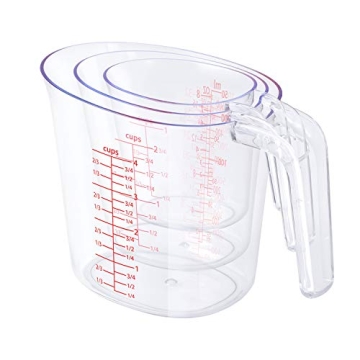 Drizom Measuring Cups Set, Stackable BPA-Free Design