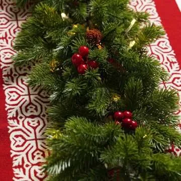 6FT Realistic Artificial Cedar Garlands for Decor