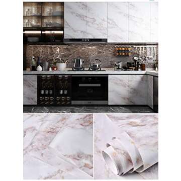 Cohoo Home Marble Peel and Stick Wallpaper for Easy Upgrades