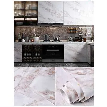 Cohoo Home Marble Peel and Stick Wallpaper for Easy Upgrades