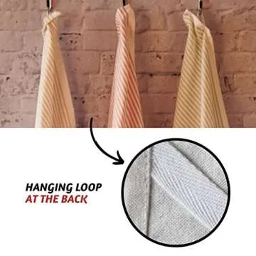 Folkulture Kitchen Towels or Dish Towels, Modern Tea Towels or Dishcloth for Drying Dishes, Set of 3 Dish Cloth for Decoration for The Home, Farmhouse Décor, 20"X26" (Peppermint)