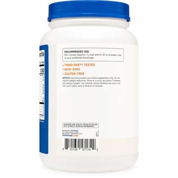 Nutricost Whey Protein Isolate (Unflavored) 2LBS