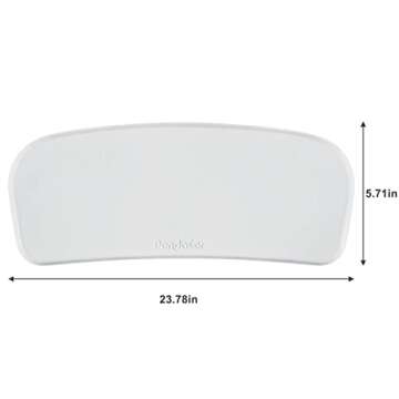 PandaEar Portable Baby Seat Travel| Compact Fold with Straps for Indoor/Outdoor Use| Great for Camping, Beach, Lawn |Toddlers, Kids, Boys, Girls (Grey with Placemat)