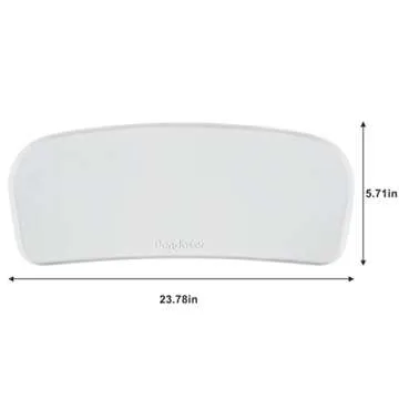 PandaEar Portable Baby Seat Travel| Compact Fold with Straps for Indoor/Outdoor Use| Great for Camping, Beach, Lawn |Toddlers, Kids, Boys, Girls (Grey with Placemat)