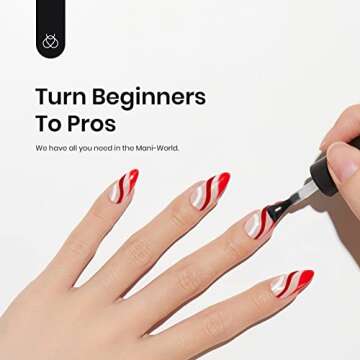 Beetles Gel Nail Polish Set - 6 Trendy Shades for Stunning Nails