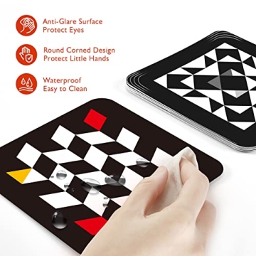 Hahaland High Contrast Baby Flashcards for Newborns 0-6 Months