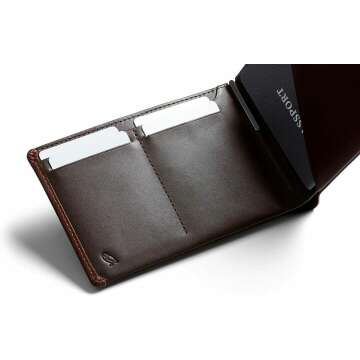 Bellroy Slim Passport Wallet - RFID & Organizes Travel