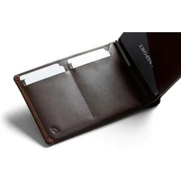 Bellroy Slim Passport Wallet - RFID & Organizes Travel