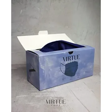 Stylish VIRTUE CODE Curved Face Masks for Travel
