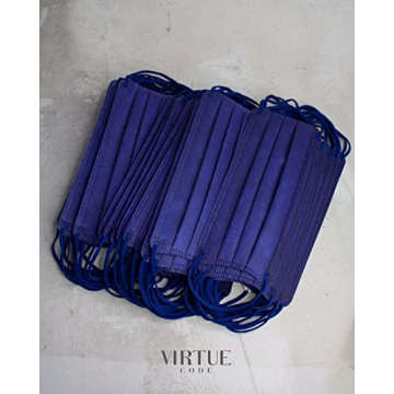 Stylish VIRTUE CODE Curved Face Masks for Travel