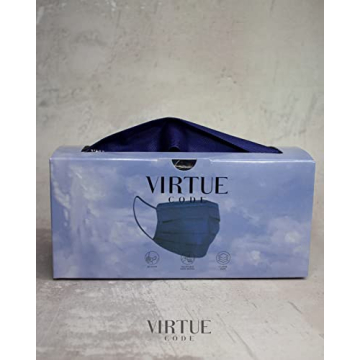 Stylish VIRTUE CODE Curved Face Masks for Travel